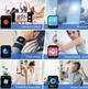 Смарт-годинник з Українським меню та додатком Blackview R50 Bluetooth 5.3, 1,85TFT, алюміній, Call Burgundy/БОРДОВИЙ (R50Bur) - изображение 6