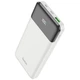 Power bank Hoco J102 10000 mAh с быстрой зарядкой и дисплеем повербанк White - изображение 2