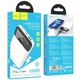 Power bank Hoco J102 10000 mAh с быстрой зарядкой и дисплеем повербанк White - изображение 5