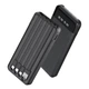 Power bank WUW Y130 10000 mAh з кабелями та дисплеєм повербанк Black - зображення 2