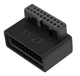 Адаптер 90-градусний USB 3.0 з внутрішнім роз'ємом 19/20P PH19B для материнської плати комп'ютера - зображення 1