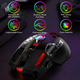 Беспроводная игровая мышь UrChoiceLtd X6 PRO, ультралегкая, сенсор Pixart PAW3325, до 12000 DPI, 2,4G/USB-C, 6 программируемых кнопок, аккумулятор 1000 мАч, для ПК/MAC/PS4/XBOX (черный) - изображение 2