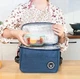 Сумка для обідів для ланчу Your City lunch bag термосумка для їжі 24х14х17 см з плечовим ременем синя - зображення 2