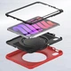 Чехол ARM Cover Apple iPad Mini 7 (8.3" экран) противоударный с кольцом подставкой Red/Black - изображение 9