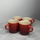 Набор из 4 чашек для чая Le Creuset Cerise 350 мл (79113350600000) - изображение 2