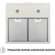 Витяжка купольна Perfelli K 5202 IV 700 LED слонова кістка - изображение 5
