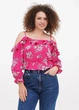 Топ-блузка H&M 32 Рожевий 0860646_троянд - зображення 1