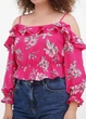 Топ-блузка H&M 32 Рожевий 0860646_троянд - зображення 3