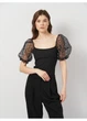 Блузка-боди PrettyLittleThing 42 Черный HA4243_бел.гор.рук_03 - изображение 1