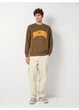 Свитшот H&M M Хаки 0981416_PAUSE_07 - изображение 2