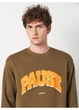 Свитшот H&M M Хаки 0981416_PAUSE_07 - изображение 4