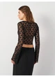 Топ H&M XS Черный 1095318_круж_08 - изображение 3