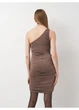 Платье Missguided 40 Темно-бежевый DE935517_13 - изображение 3