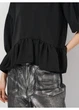 Блуза boohoo 36 Черный HA4345_рукав3.4волан_11 - изображение 4