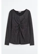 Блузка для беременных H&M S Черный 1106275_люрекс_04 - зображення 1