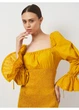 Платье boohoo 42 Желтый HA9442_07 - изображение 4