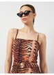Сукня PrettyLittleThing 44 Бежевий HA6209_тигрів - зображення 4