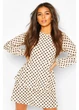 Платье boohoo 42 Светло-бежевый HA4311_02 - зображення 1