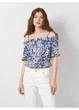 Топ-блузка H&M 38 Білий 16-0180 - зображення 1