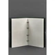 Кожаный блокнот А4 на кольцах (софт-бук) 9.0 в мягкой обложке зеленый Crazy Horse - изображение 3