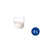 Набір із 4 стопок Villeroy & Boch Manufacture Rock 40 мл білий (1137998240) - изображение 7