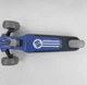 Самокат трехколесный Best Scooter складной алюминиевый руль, 3 колеса PU со светом Black/Blue (102024) - изображение 6