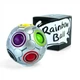 Головоломка антистресс 3D Пятнашки IQ Rainbow Ball (серебро) - изображение 1