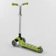Самокат трехколесный "Best Scooter" складной алюминиевый руль, 4 колеса PU со светом. Light green (102320) - изображение 4