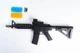 Дитячий іграшковий автомат на орбізах Орбіган M4A1 PRO Чорний стріляє гідрогелевими кулями Гель бластер акумуляторний + 2500 орбізів - зображення 1
