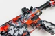Детский игрушечный автомат на орбизах Орбиган M416 Черно-красный стреляет гидрогелевыми пулями Гель бластер аккумуляторный + 500 орбизов - изображение 7