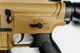 Детский игрушечный автомат на орбизах Орбиган HK416 Песочный стреляет гидрогелевыми пулями Гель бластер аккумуляторный + 2500 орбизов - изображение 6