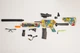 Детский игрушечный автомат на орбизах Орбиган M416 Разноцветный стреляет гидрогелевыми пулями Гель бластер аккумуляторный + 2000 орбизов - изображение 2