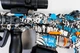 Детский игрушечный автомат на орбизах Орбиган M4A1 Бело-синий стреляет гидрогелевыми пулями Гель бластер аккумуляторный + 500 орбизов - изображение 6