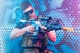 Детский игрушечный автомат на орбизах Орбиган M416 Черно-синий стреляет гидрогелевыми пулями Гель бластер аккумуляторный + 500 орбизов - изображение 10