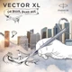 Ручка перьевая Parker VECTOR XL Metallic Silver Blue CT FP M 06 112 - изображение 6