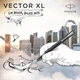 Ручка перова Parker VECTOR 17 XL Metallic Black CT FP M 06012 - зображення 6