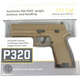 Пістолет пневматичний Sig Sauer P320 Coyote Tan 4,5мм AIR-P320-177-30R-CYT - зображення 11