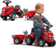 Jezdzik Falk Baby Massey Ferguson Traktor z przyczepą i akcesoriami Czerwony (3016200024132) - obraz 5