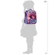 Ранец Class SchoolCase Mini Cute pet 35 х 27 х 16 см 2 отделения Фиолетовый (2406C) (8591662240603) - изображение 7