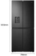 Холодильник з морозильною камерою Hisense RQ563N4SWF1 - изображение 7