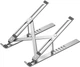 Подставка для ноутбука Vention Laptop X-type Stand Aluminum Alloy Silver (KDMI0) - изображение 1