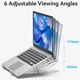 Подставка для ноутбука Vention Laptop X-type Stand Aluminum Alloy Silver (KDMI0) - изображение 8