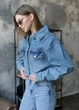 Жіноча джинсова куртка Staff blue L (9QN0023) - изображение 4