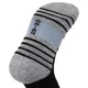 Гетри футбольні дитячі Zelart 624 розмір 28-33 Black-Grey - зображення 4