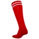 Гетры футбольные детские Zelart 621 размер 28-33 Red-White - изображение 3