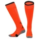Гетри футбольні дитячі Zelart 661 розмір 28-33 Orange-Grey - зображення 1