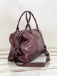 Дорожня сумка з екошкіри David Jones CM 3258 - фіолетовий - зображення 4