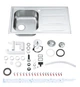 Мийка для кухні із нержавіючої сталі Grohe K400+ (31568SD0) - зображення 3