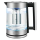 Електрочайник HOCO HA01A Kitchen high boron glass electric kettle 1.8L - зображення 7