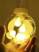 Світлодіодна гірлянда бахрома Кульки в кулях, 10 LED, 2,5х0,8 м, IP44, Теплий білий - зображення 2